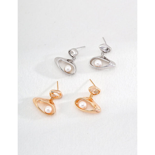 S925 Silver Pearl Earrings