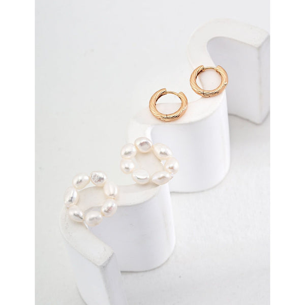 S925 Silver Pearl Earrings