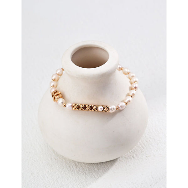 S925 Silver Natural Pearl Bracelet