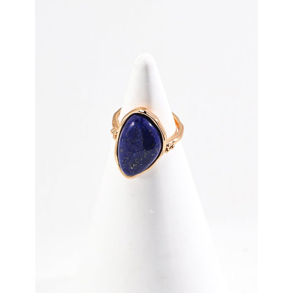S925 Silver Vintage Lapis Lazuli Ring
