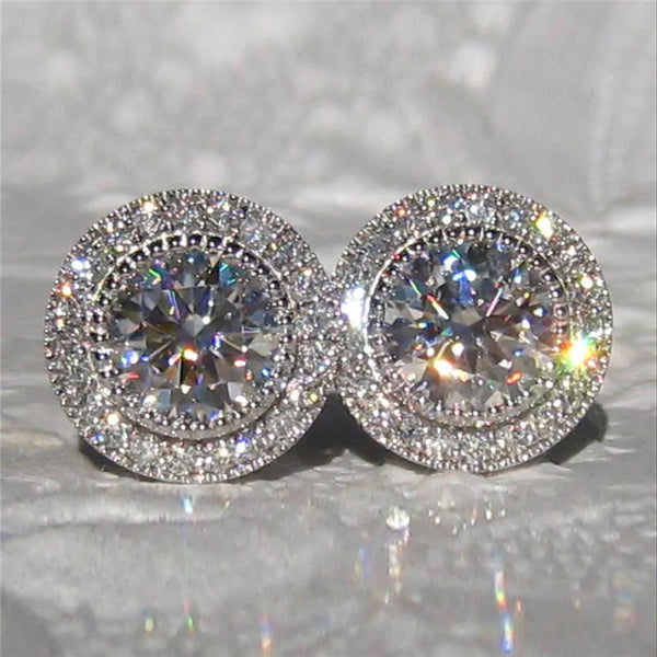 Delicate Small Round Stud Earrings