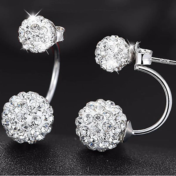 Sparkling Cubic Zirconia Women's Earrings - Hover Image