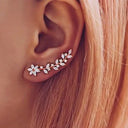 Aesthetic Flower Stud Earrings