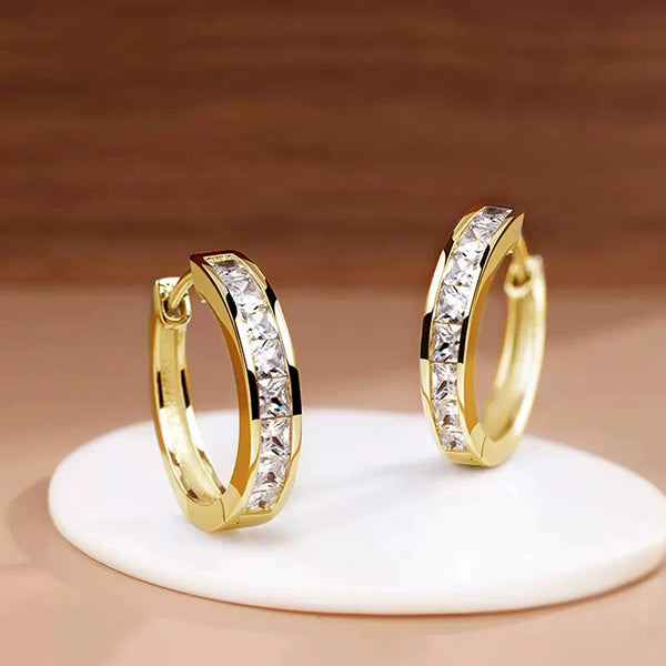 Classic Design Women's Hoop Earrings