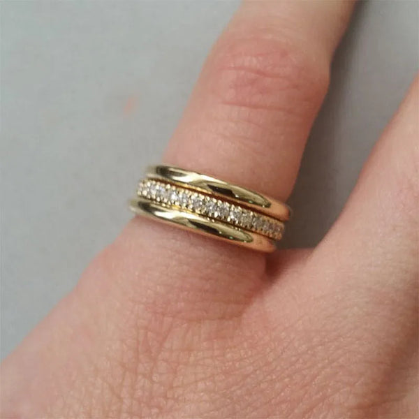 Micro Paved Cubic Zirconia Ring - Hover Image