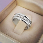 Luxurious gold diamond ring in a cream jewelry case, perfect for jewelry designers, vintage jewelry collections, and jewelry websites. Timeless diamond and jewelry elegance.