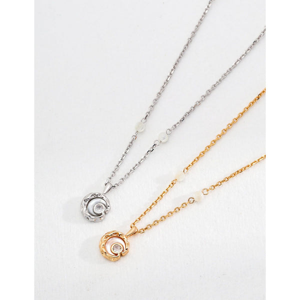 S925 Silver Mother-of-Pearl Elegant Necklace