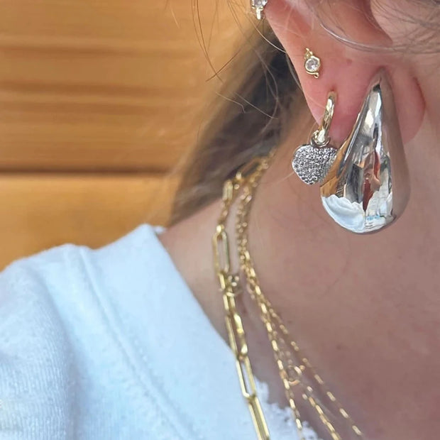 Gold teardrop earrings for earrings piercing, jewelry storage, vintage jewelry, jewelry websites, and jewelry for mom. Perfect for elegant and timeless looks