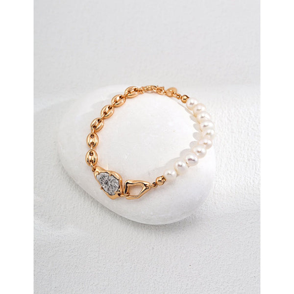 S925 Silver Pearl Bracelet