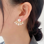 Heart-shaped pearl earrings for jewelry cleaning, earrings piercing, and jewelry storage. Perfect for jewelry designers, vintage jewelry, and jewelry for mom gifts.