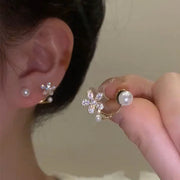 Heart-shaped pearl earrings for jewelry cleaning, earrings piercing, and jewelry storage. Perfect for jewelry designers, vintage jewelry, and jewelry for mom gifts.