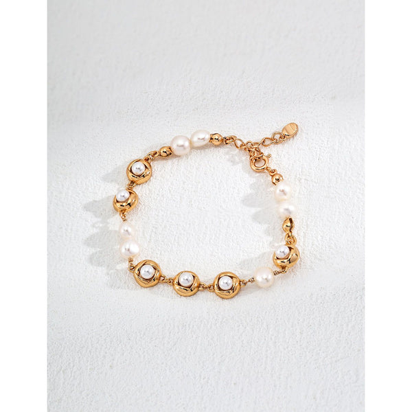 S925 Silver Natural Pearl Bracelet