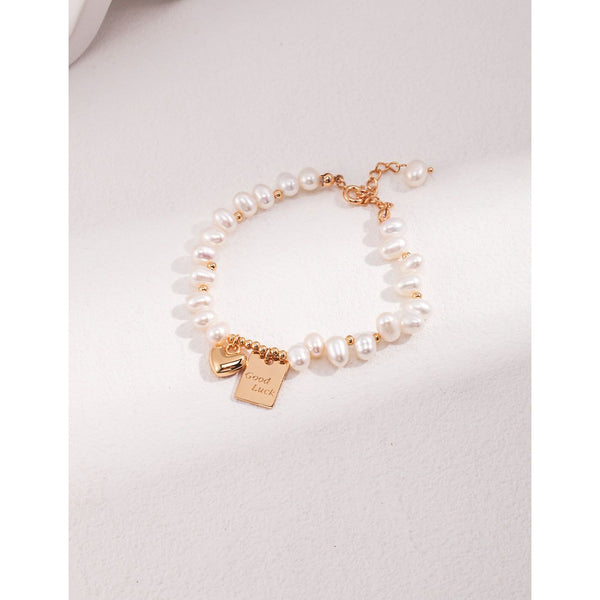 S925 Silver Lucky Pearl Bracelet