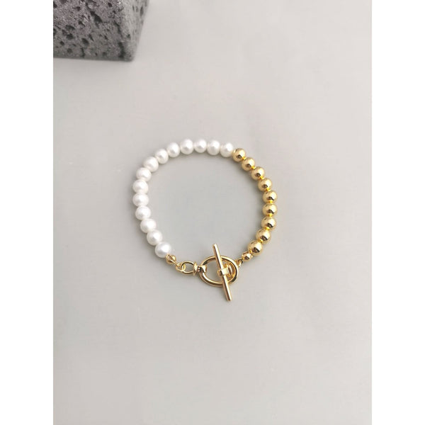 S925 Silver Pearl Bracelet