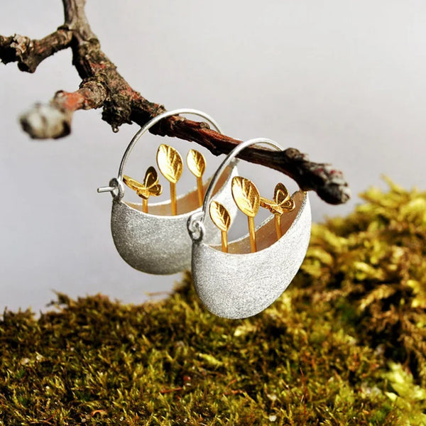 My Little Garden Drop Earrings - Hover Image