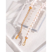 Elegant gold-accented pearl necklace on an acrylic stand, ideal for jewelry storage or display. Perfect for jewelry designers, vintage jewelry lovers, or gem jewelry enthusiasts. Great addition to jewelry cases, with timeless appeal for mature women hairstyles or pairing with earrings rings. Shop on top jewelry websites or find jewelry repair close to me for maintenance.