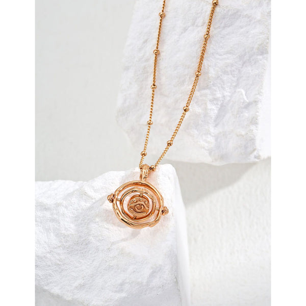 S925 Silver Vintage Necklace - Hover Image
