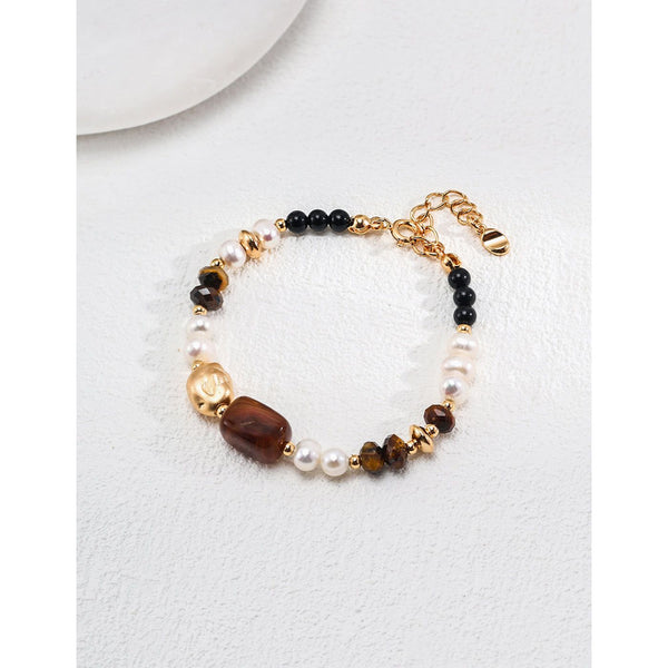 S925 Silver Pearl Bracelet
