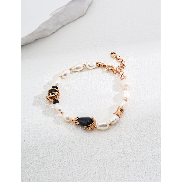 S925 Silver Natural Pearl Bracelet